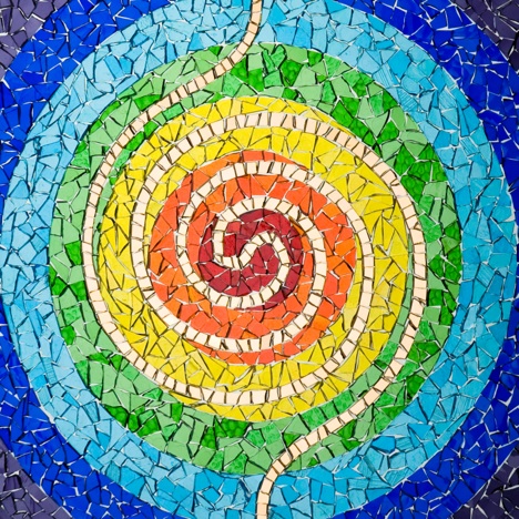 B0011 - Mosaik "Doppelspirale"